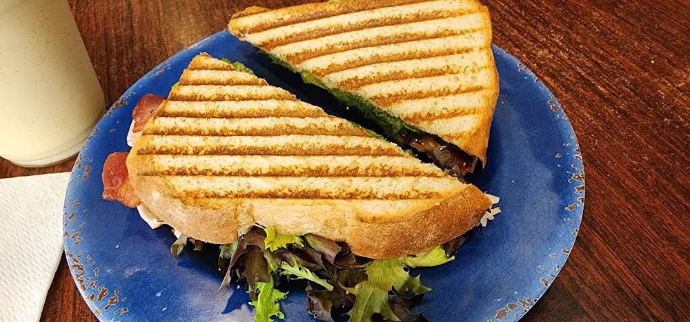 Turkey Cheddar Bacon Paninni